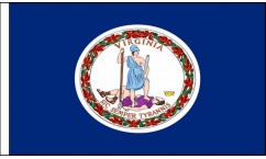 Virginia Table Flags